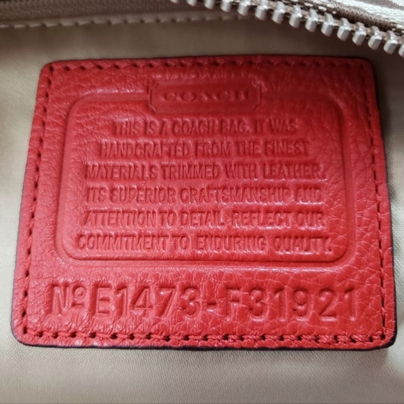 Coach Signature Kathryn Triple Zip Satchel - Picture 13 of 16
